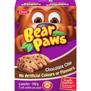 BEAR PAWS CHOCOLATE CHIP 240.000G