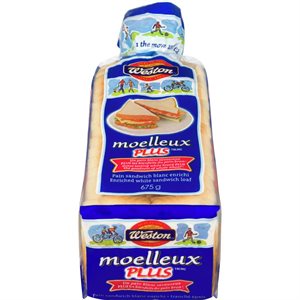 WESTON BREAD SNDW MOELLEUX PLU 675G