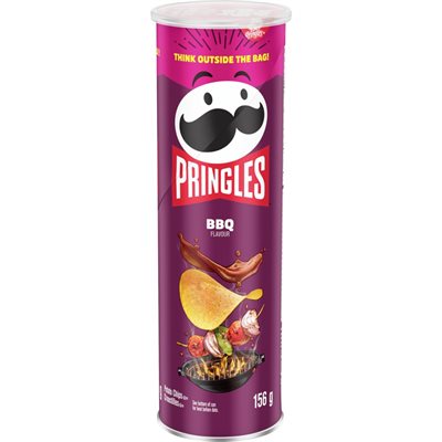 PRINGLE CA BBQ CRISPS 156G