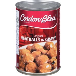 CORDON BLEU MEAT BALLS / GRAVY 410.000G