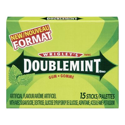 WRIGLEY DOUBLEMINT SLIMPAK 1EA