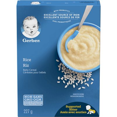 GERBER RICE CEREAL 227G