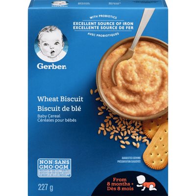 GERBER WHEAT BISCUIT 227G