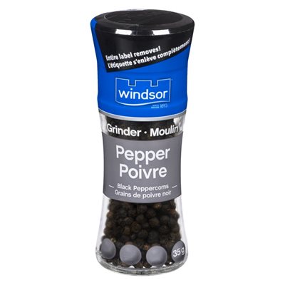 BLACK PEPPERCORNS GRINDER 35G