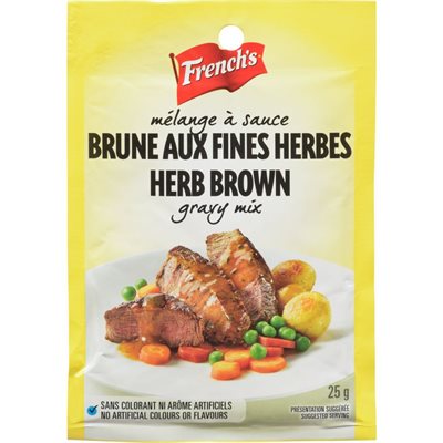 FRENCHS GRAVY MIX HERB BROWN 25.000G