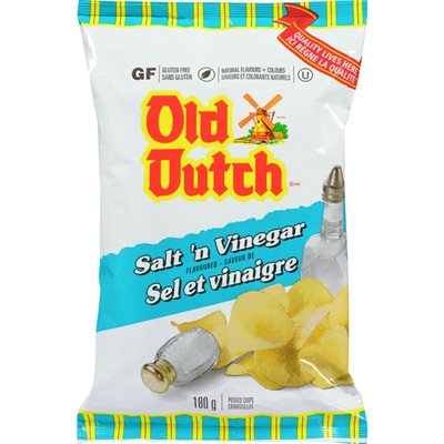 OD XL CHIPS SALT N VINEGAR 180G