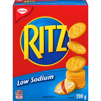 CHR RITZ LESS SODIUM 200G