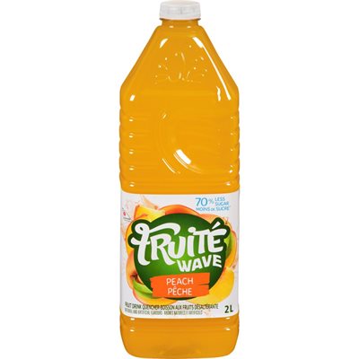 FRUITE 2L PEACH LGT50%LES SGR 2LT