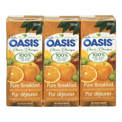 OASIS ORANGE JUICE BLEND 3x200ML