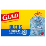 GLAD BLUE TALL FORCEFLEX 50EA