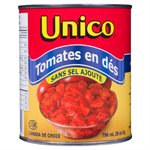 UNICO TOMATOES DICED NSA NSA 796.000ML