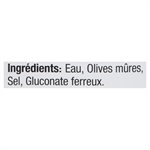 UNICO OLIVES BLACK PITTED RIPE 375.000ML