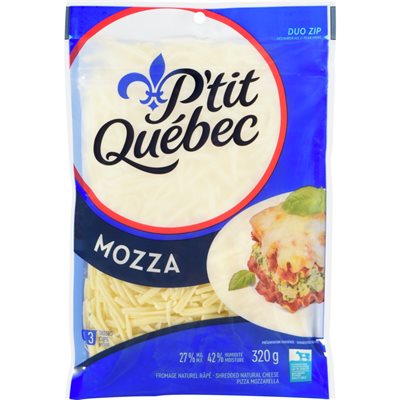 PQ SHREDS MOZZARELLA CC 320.000G