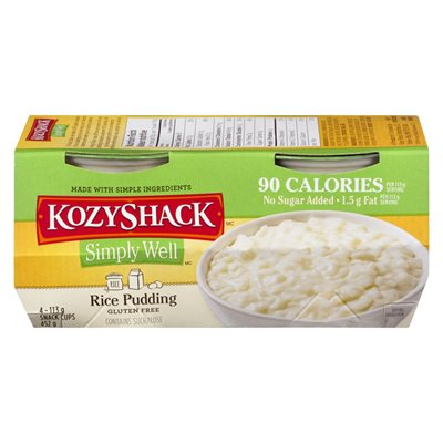 KOZY SHACK RICE PUDDING NSA 4x113G