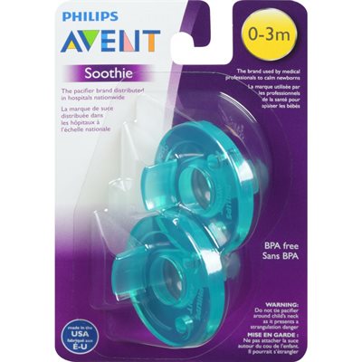 AVENT SOOTHIE PACF GREEN 0-3M 1EA