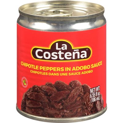 LA COSTENA CHIPOTLE PEPPERS 186ML