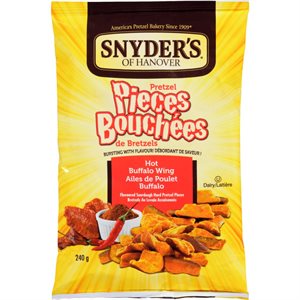 SNYDERS PRETZ HOT BUFFALO WING 240G