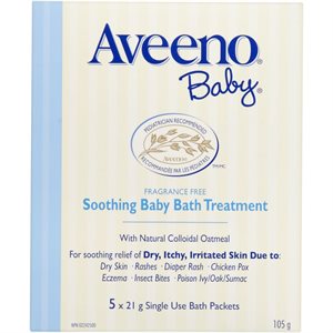 AVEENO SOOTHING BABY BATH 105G