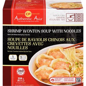 CP SHRIMP WONTON SOUP WITH NDL 258G