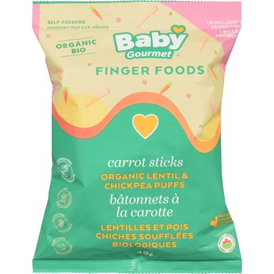 BABY GOURMET CARROT STICKS 40G