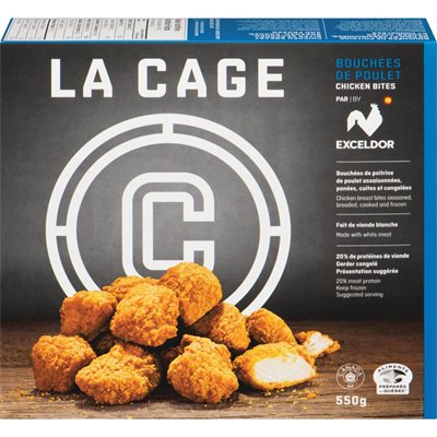 LA CAGE CHICKEN BREAST BITES 550G