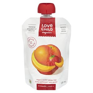 LCO BANANA, STRAW, PEACH 6M+ 128.000ML