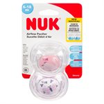 NUK AIR FLOW PACIFIER 6-18M 2EA