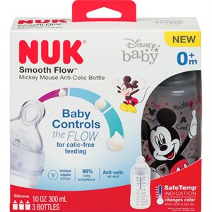 NUK DIS SM FL MIC ORTH BTL 3.000EA