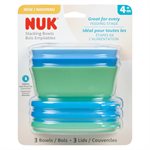NUK STACKING BOWLS MIXED 3.000EA