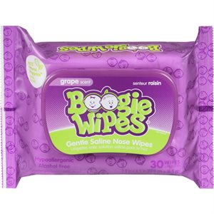 BOOGIE WIPES 30CT GRAPE SCENT 30EA